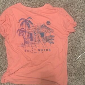Salt Life Peach Salty Shack Tee